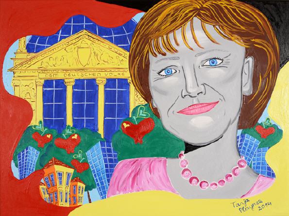 Pop Art artwork Angela Merkel famous Pop Art artist <b>Tanja Playner</b> - artwork ... - famous-pop-art-artist-tanja-playner---the-new-_595